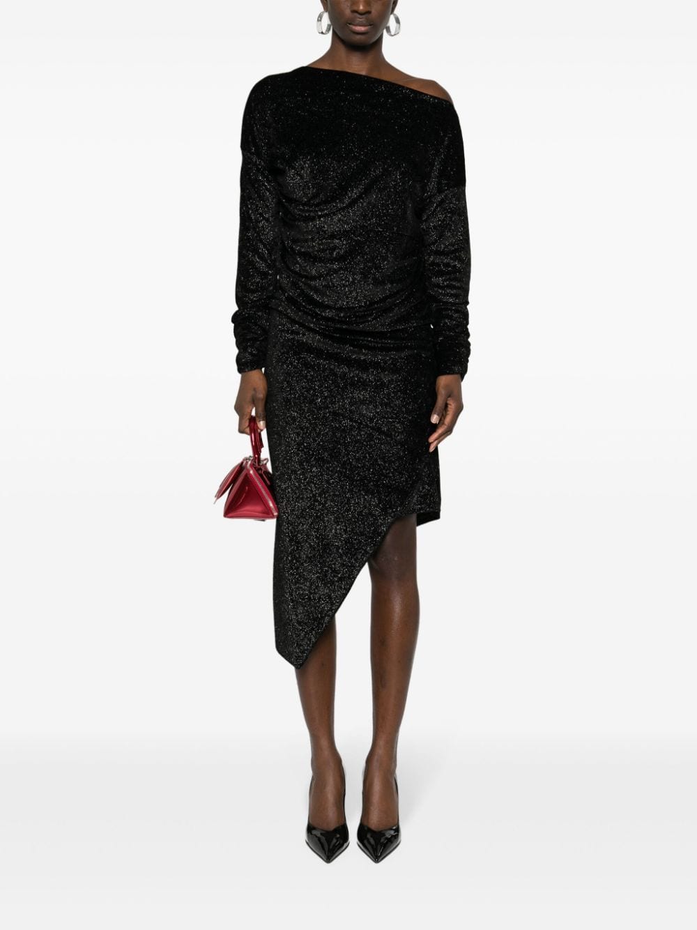 Vivienne Westwood Pre-Owned 1990s asymmetrische jurk - Zwart