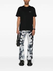 MSGM T-shirt met geborduurd logo - Zwart