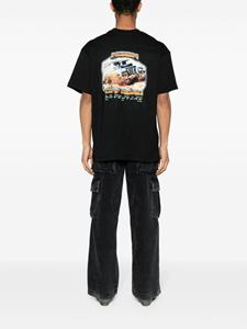 MSGM Katoenen T-shirt met logoprint - Zwart