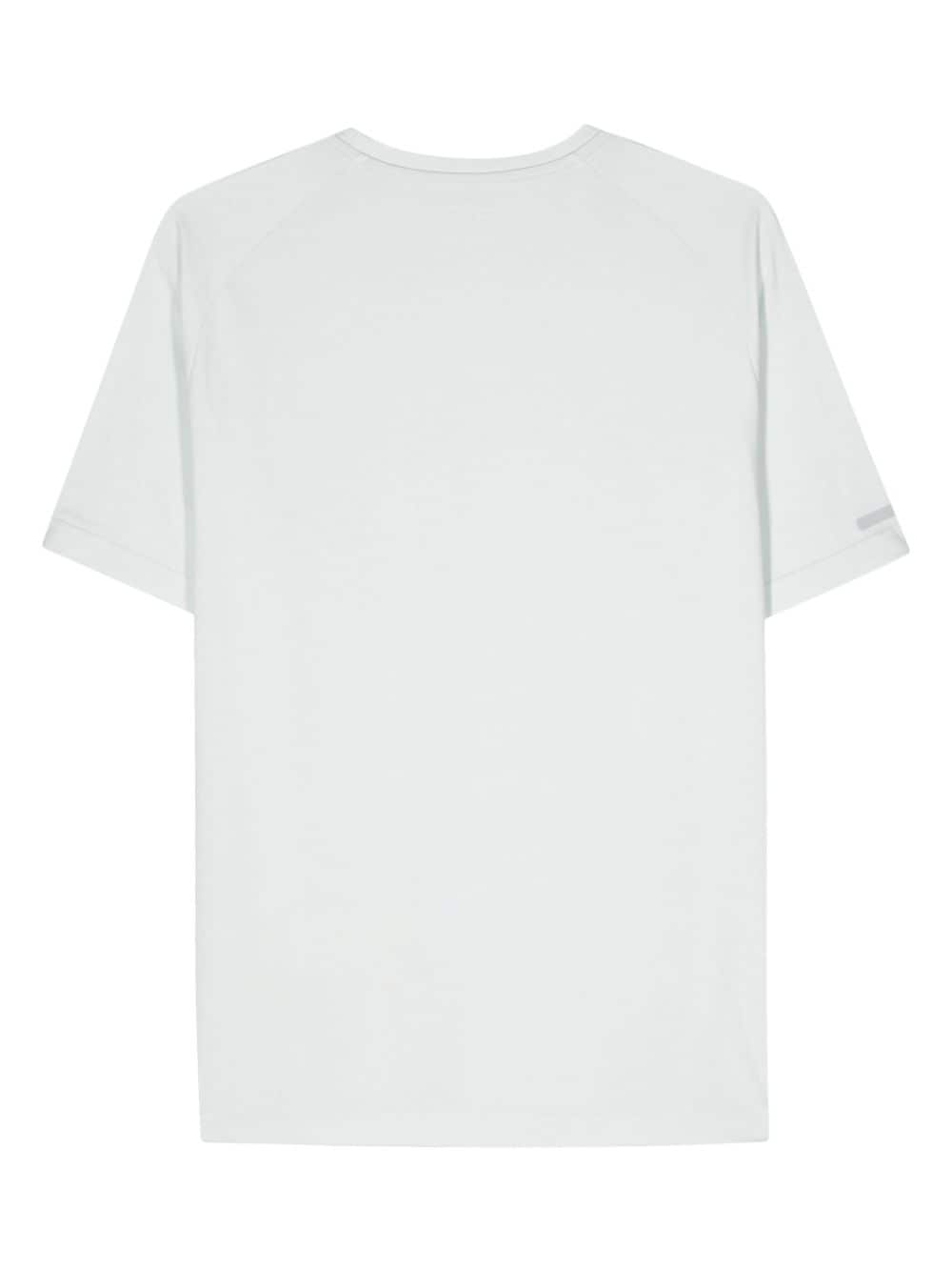 Ea7 Emporio Armani T-shirt met logo-applicatie - Groen