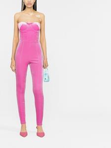 Alex Perry Strapless catsuit - Roze