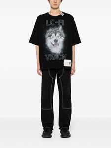 Maison Mihara Yasuhiro T-shirt met grafische print - Zwart