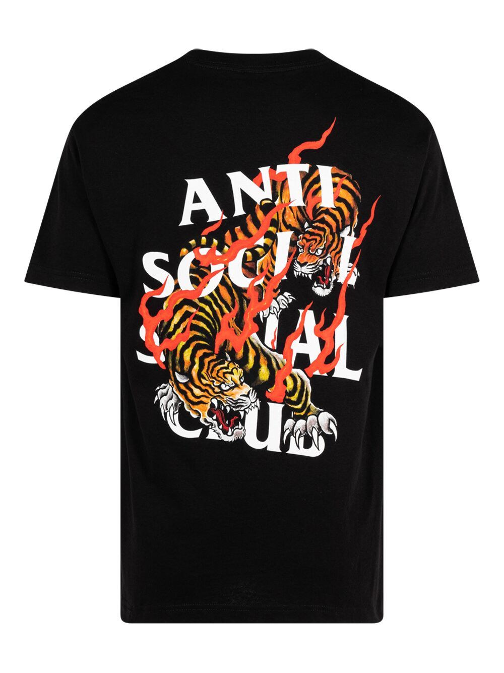 Anti Social Social Club Hoodie met print - Zwart