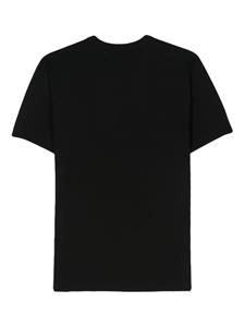 Comme Des Garçons Play double heart-appliqué T-shirt - Zwart