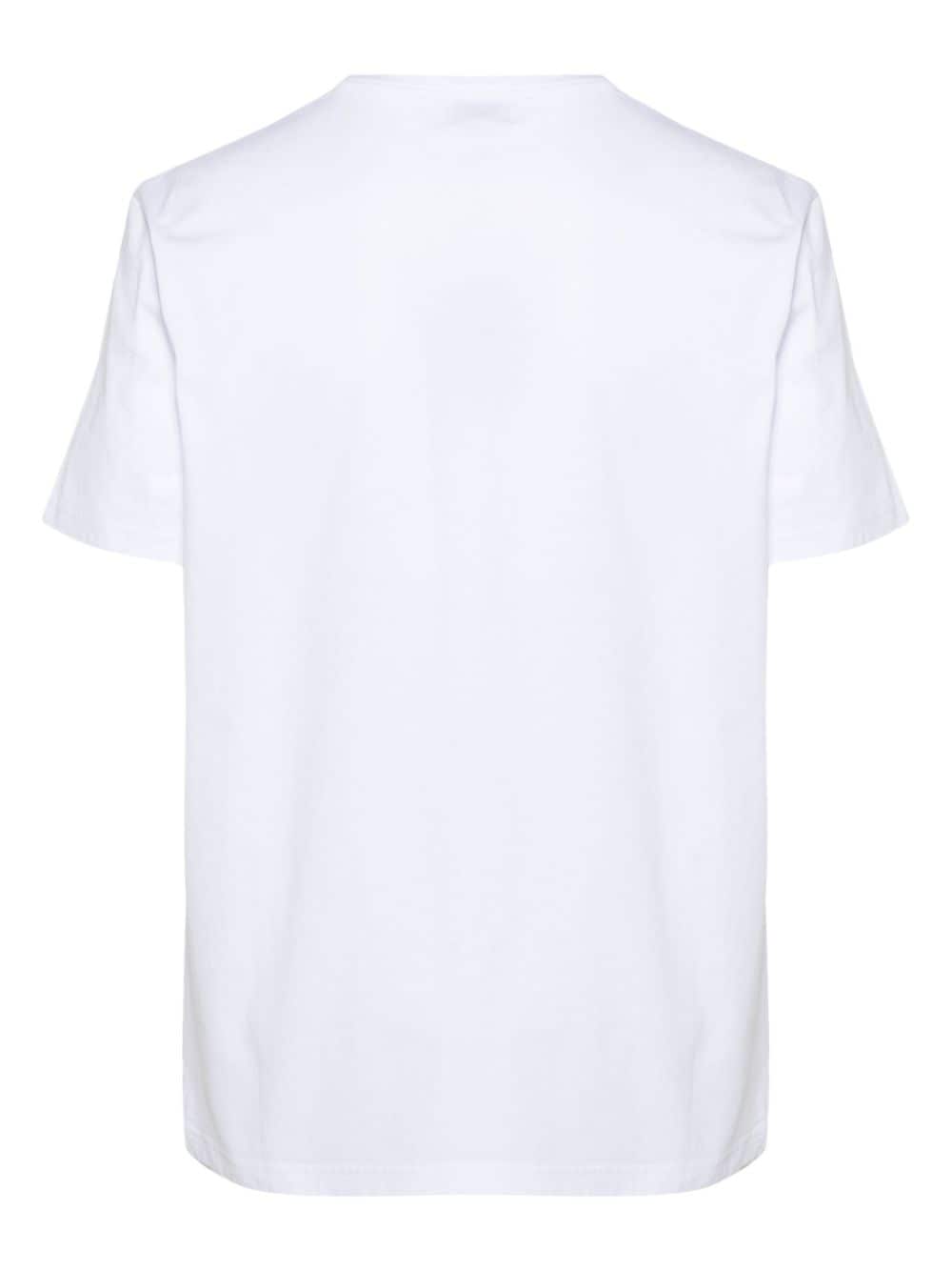 Woolrich T-shirt met geborduurd logo - Wit
