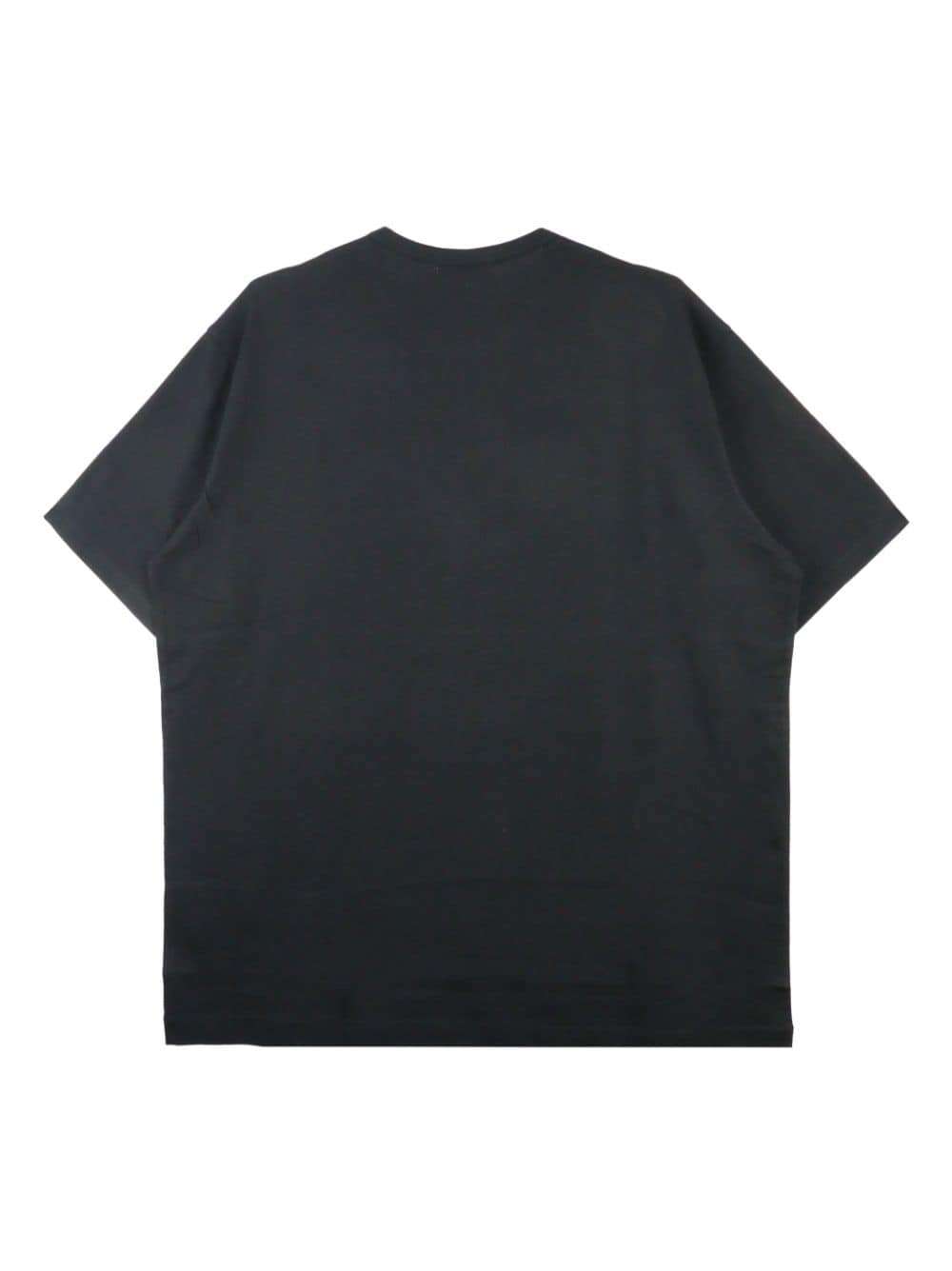 Yohji Yamamoto T-shirt met grafische print - Zwart