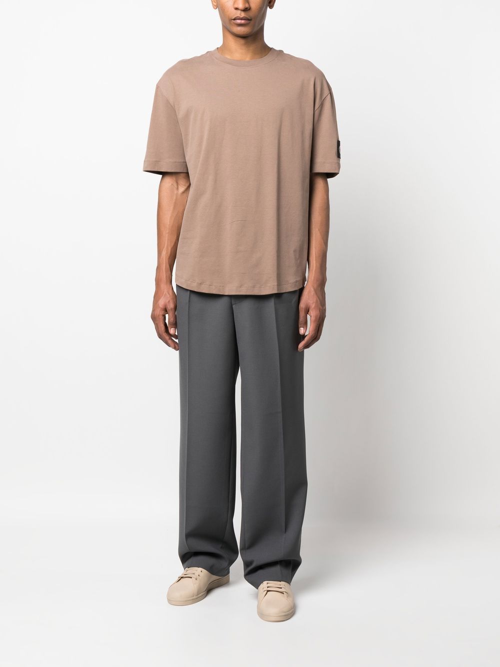 Calvin Klein Jeans Oversized T-shirt - Bruin