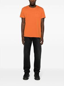 NOAH NY T-shirt met logoprint - Oranje