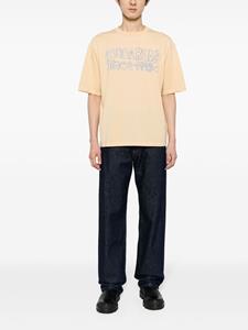 Dsquared2 Katoenen T-shirt met logoprint - Geel