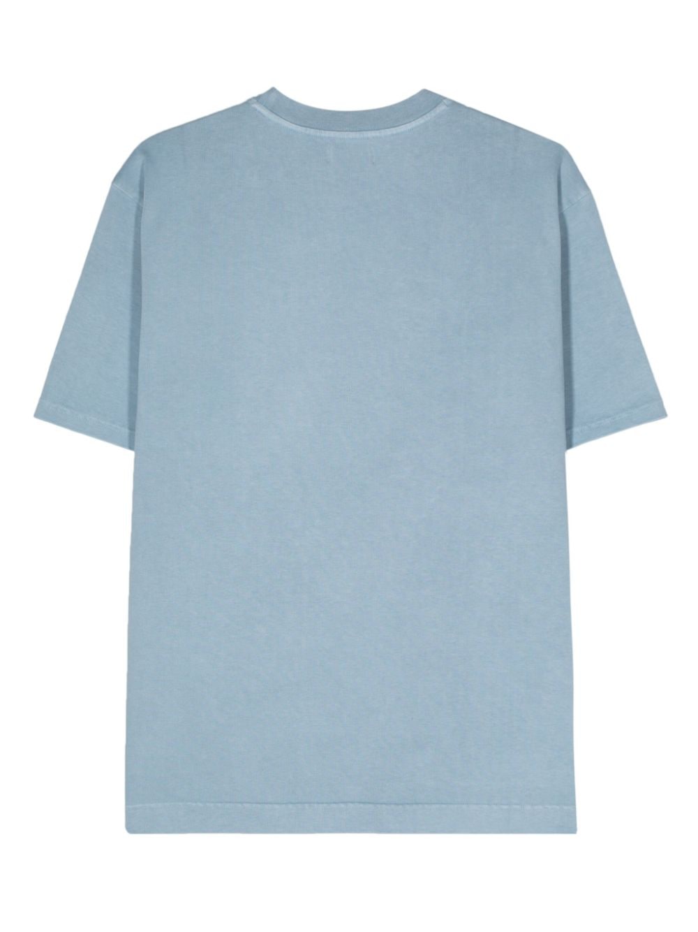 Autry Katoenen T-shirt met logo-reliëf - Blauw