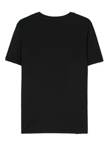 DONDUP T-shirt met geborduurd logo - Zwart