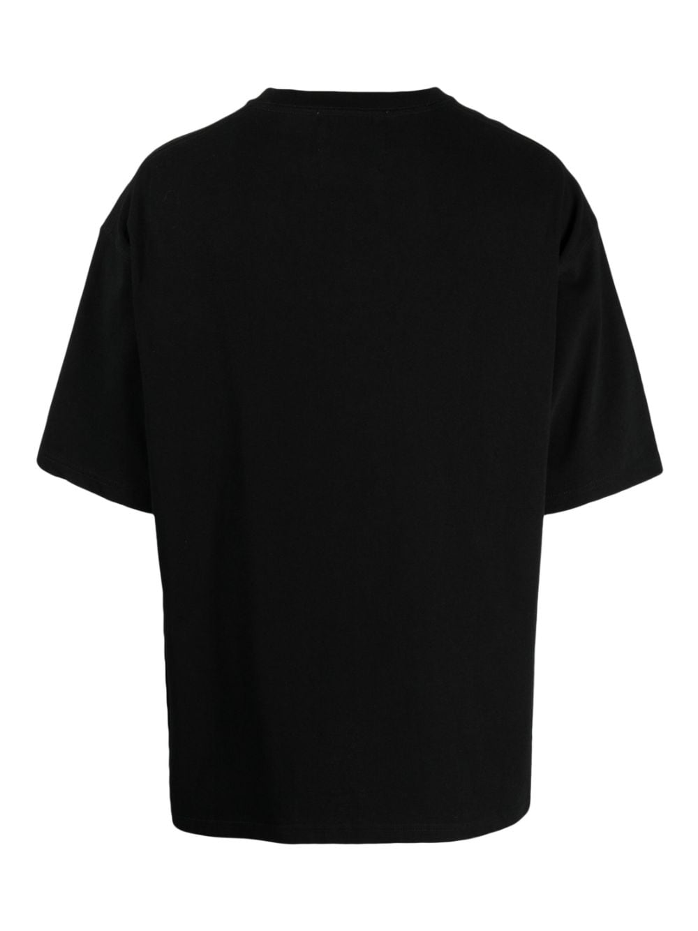 Yoshiokubo T-shirt met tekst - Zwart