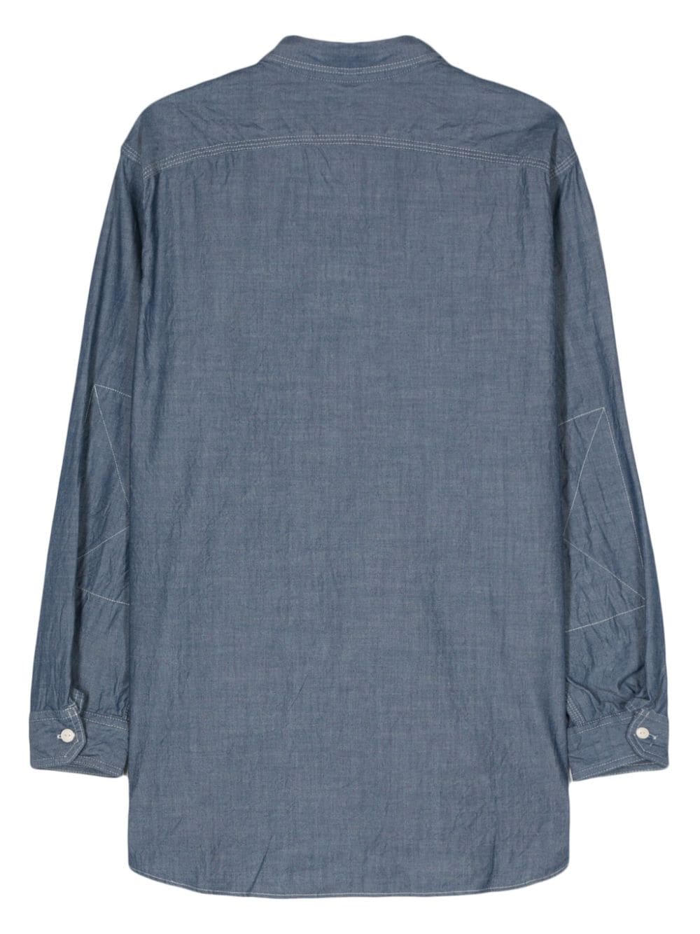 Engineered Garments long-sleeves chambray shirt - Blauw