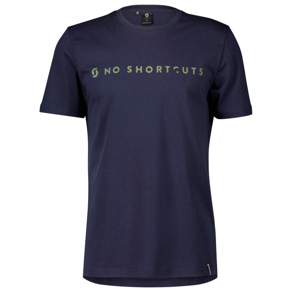Scott  No Shortcuts S/S - T-shirt, blauw