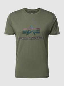 Alpha Industries T-Shirt "Alpha Industries Men - T-Shirts Basic T Rainbow Ref."