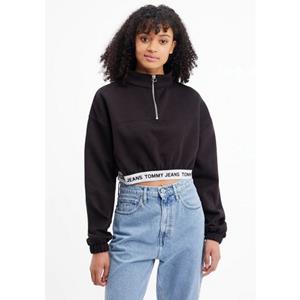 Tommy Jeans Sweatshirt TJW SUPER CROP LOGO WAISTBAND mit Tommy Jeans Logo-Schriftzug am Bund