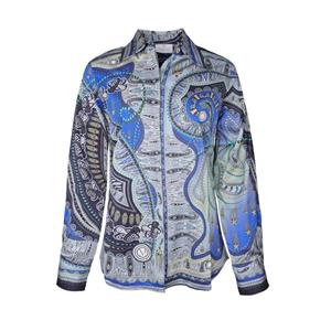 Mucho Gusto Blouse saint-denis blauw paisley