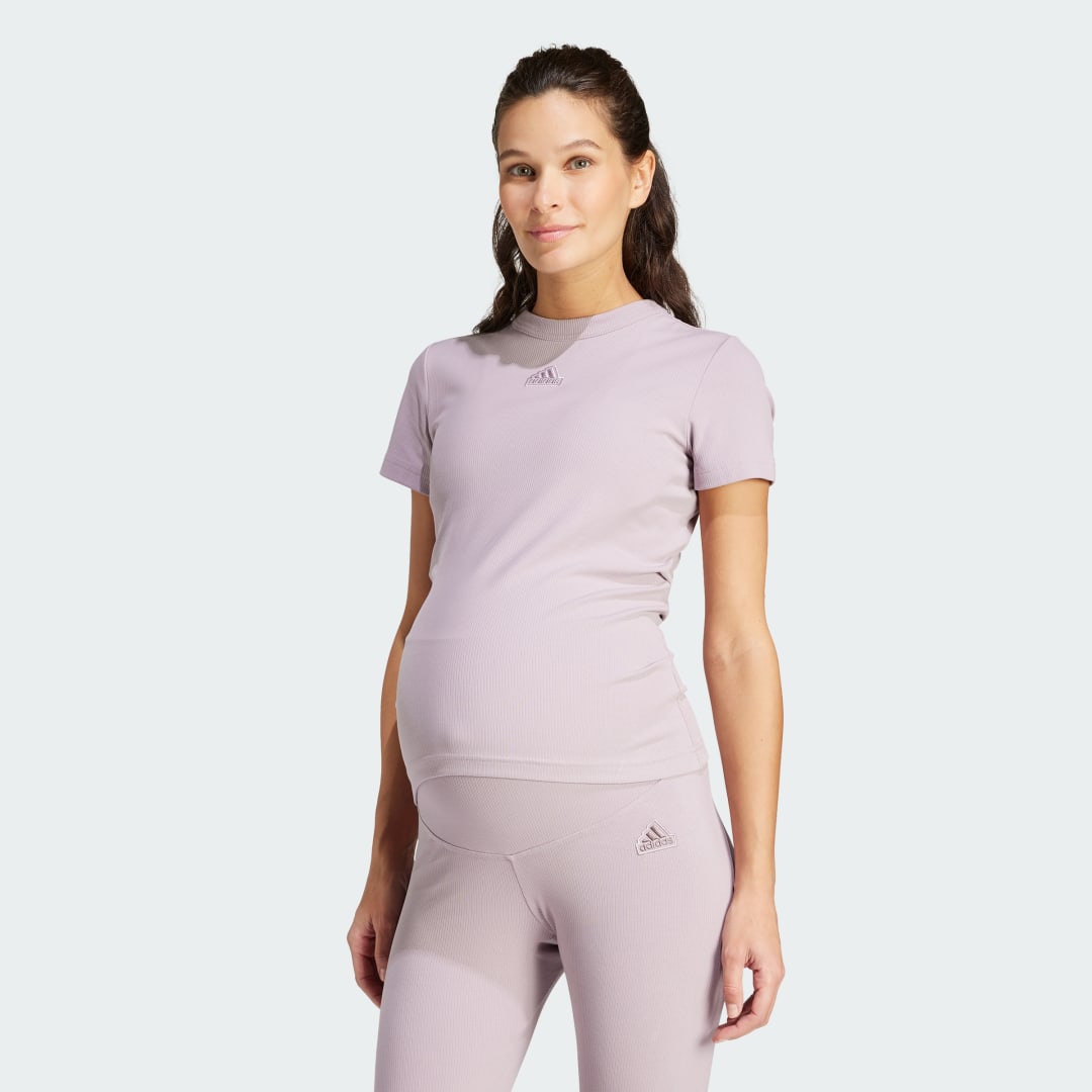 adidas Sportswear T-Shirt RIBBED FITTED TEE (MATERNITY)