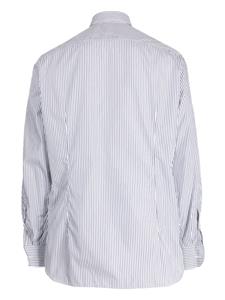Lardini striped cotton shirt - Wit