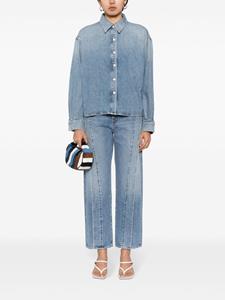 AGOLDE Aiden denim blouse - Blauw