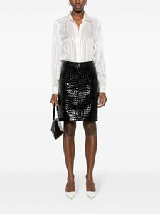 TOM FORD striped silk shirt - Wit