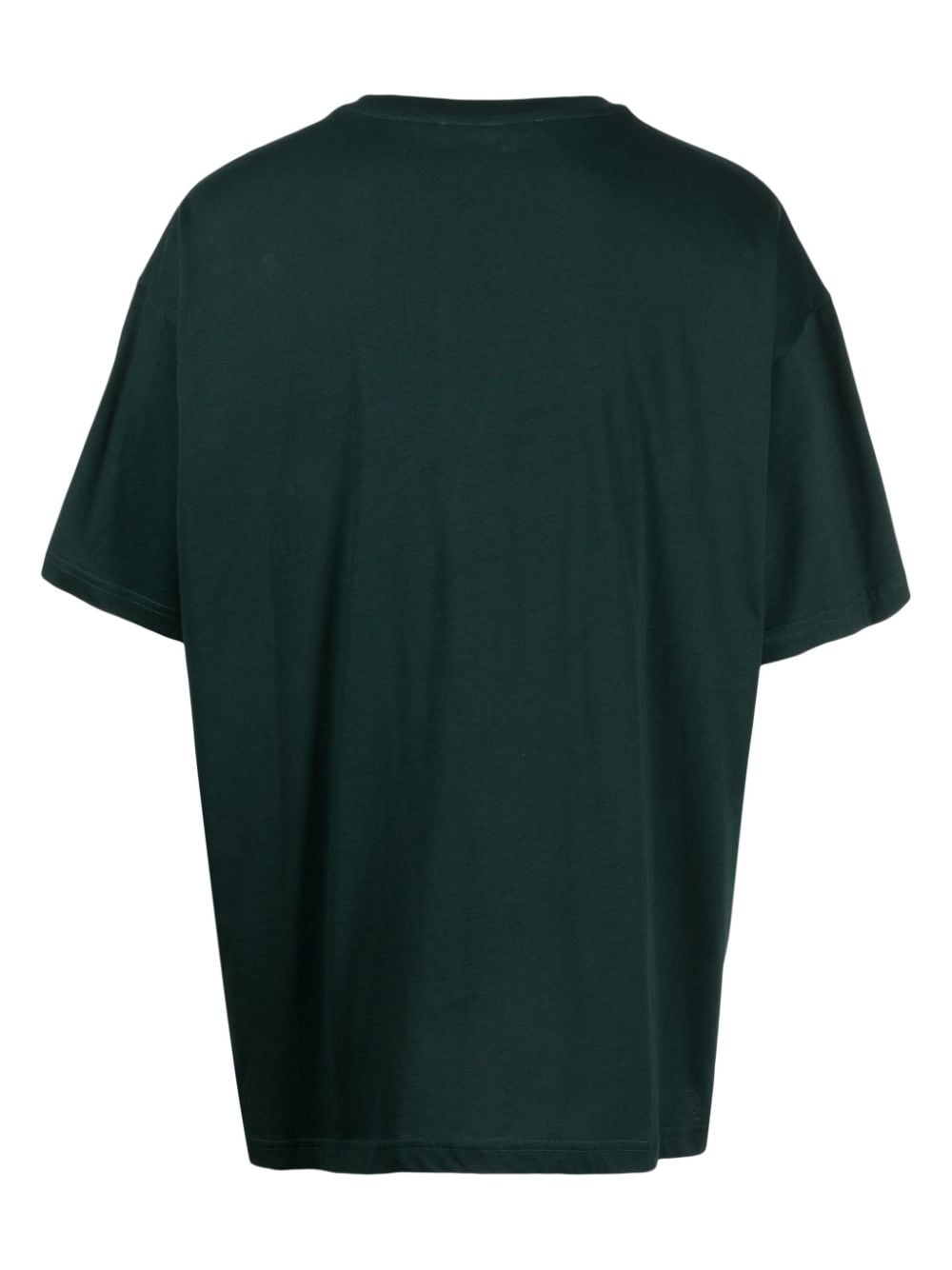 Trussardi graphic-print cotton T-shirt - Groen