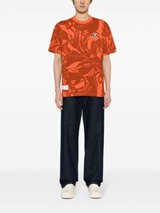 AAPE BY *A BATHING APE T-shirt met camouflageprint - Oranje