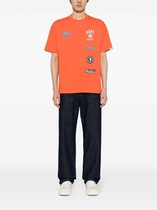 AAPE BY *A BATHING APE Katoenen T-shirt - Oranje