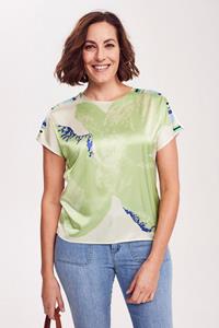 Mayerline T-shirtblouse Met Satijnen Front