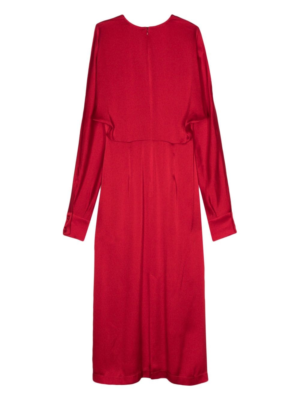 Semicouture Satijnen jurk - Rood
