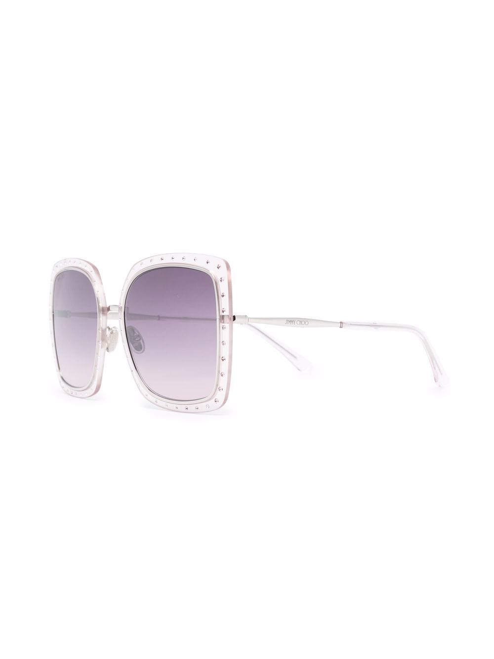 Jimmy Choo Eyewear Dany zonnebril met vierkant montuur - Paars