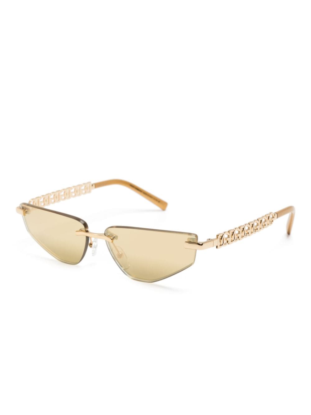 Dolce & Gabbana Eyewear DG Essentials zonnebril met cat-eye montuur - Goud