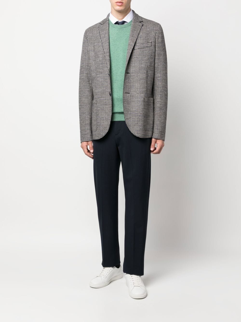 Canali Button-down overhemd - Wit