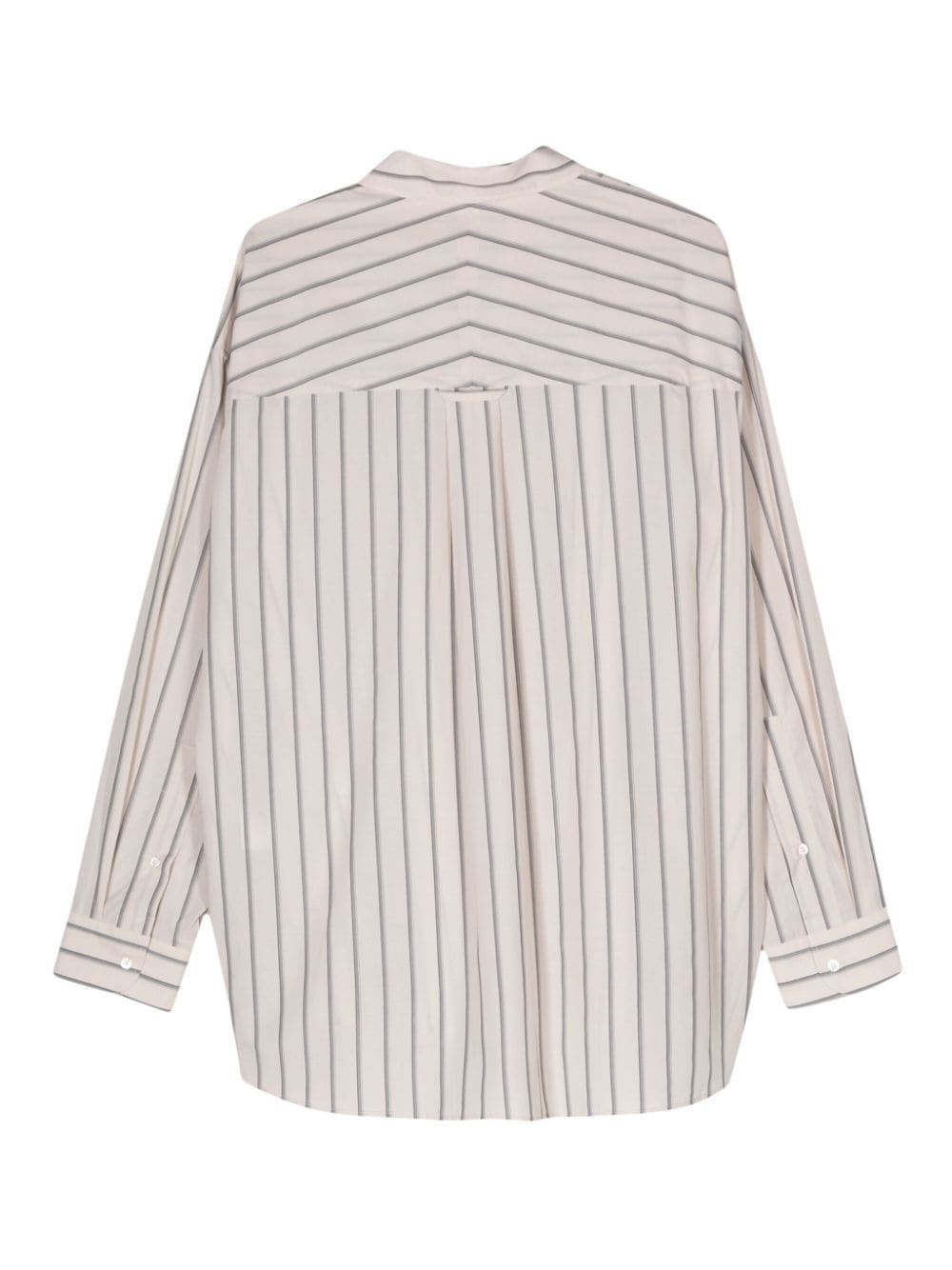 Studio Nicholson Loche striped shirt - Beige