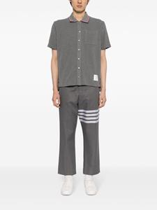 Thom Browne Overhemd met korte mouwen - Grijs