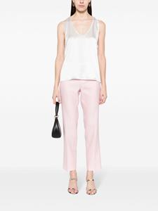 Fabiana Filippi Straight plooibroek - Roze