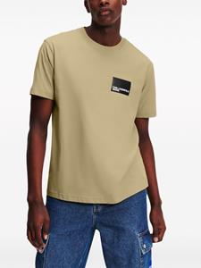 Karl Lagerfeld Jeans T-shirt met logoprint - Beige