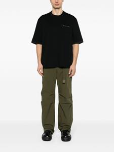 Sacai T-shirt met vlakken - Zwart