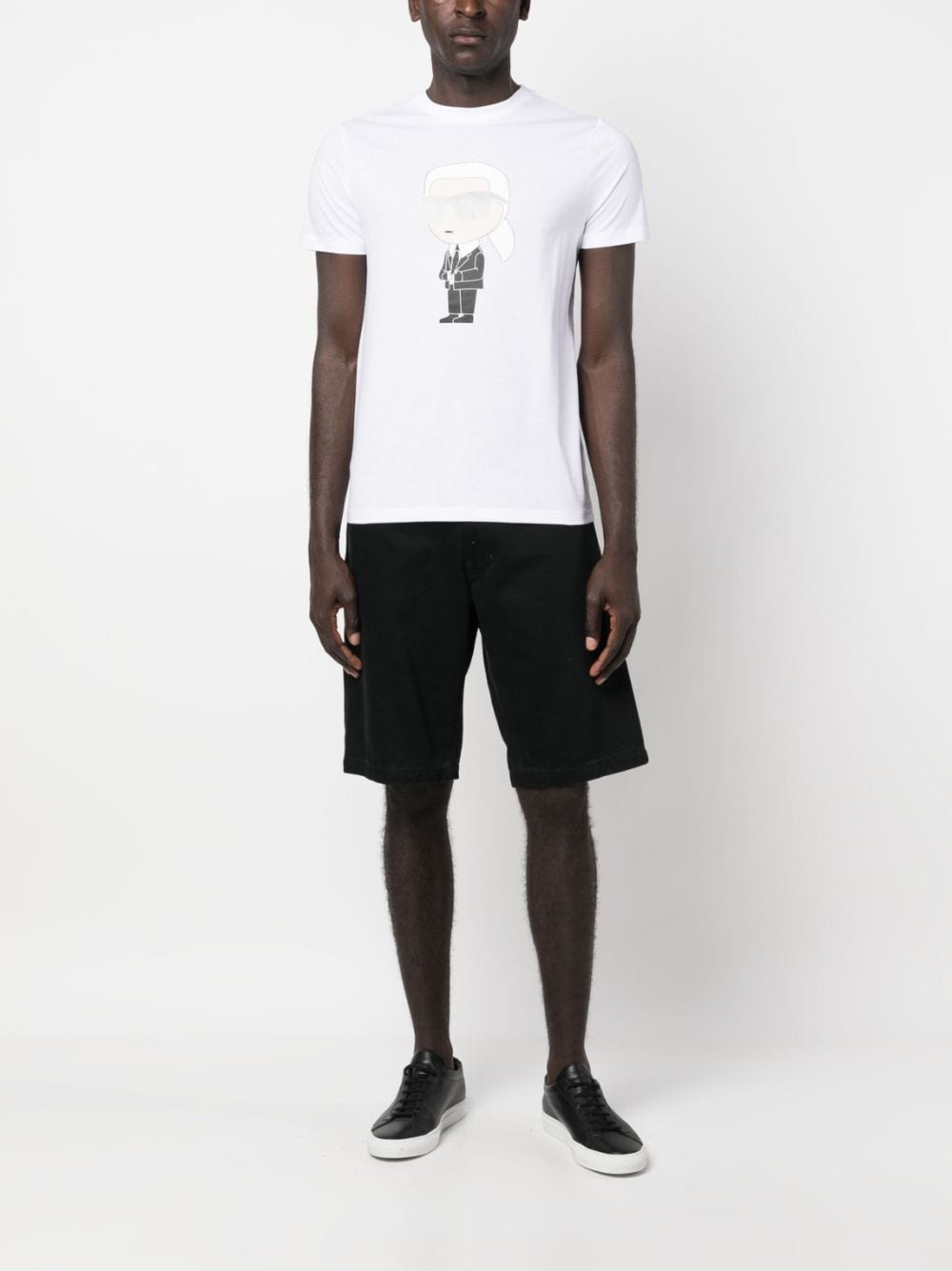 Karl Lagerfeld T-shirt met print - Wit