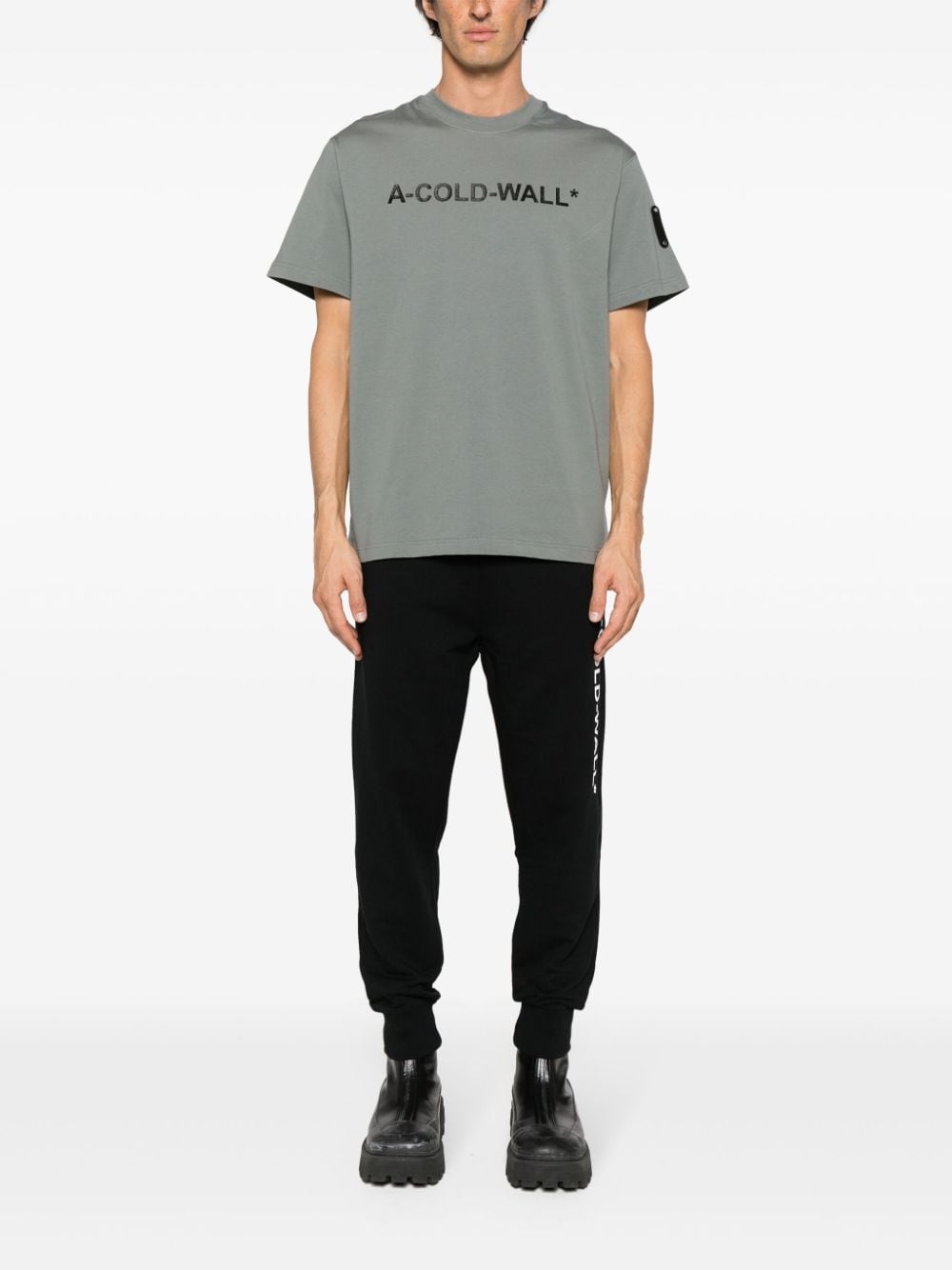 A-COLD-WALL* logo-print cotton T-shirt - Groen
