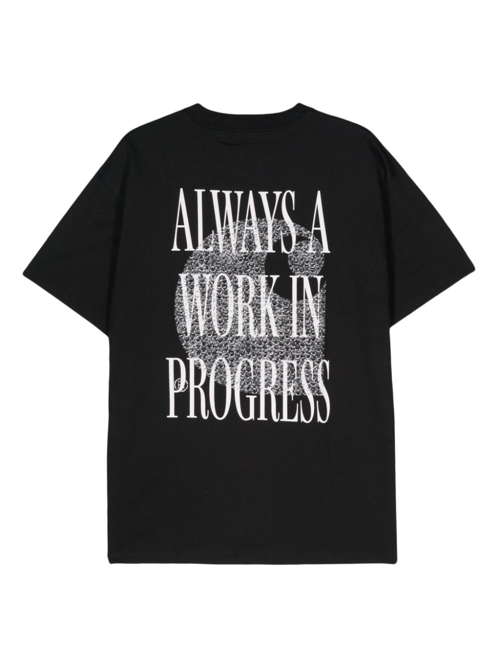 Carhartt WIP Always a WIP slogan T-shirt - Zwart