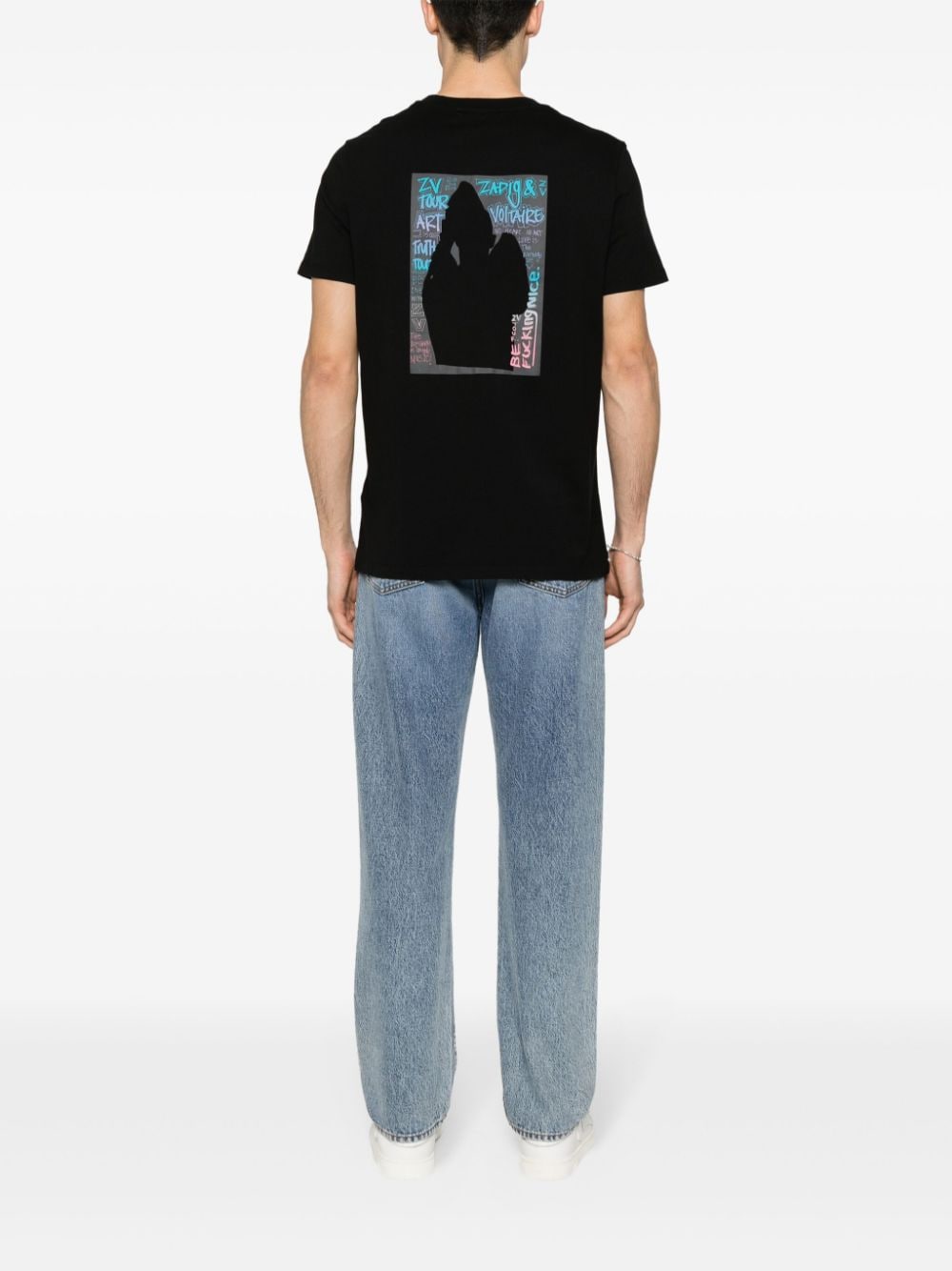 Zadig&Voltaire T-shirt met fotoprint - Zwart