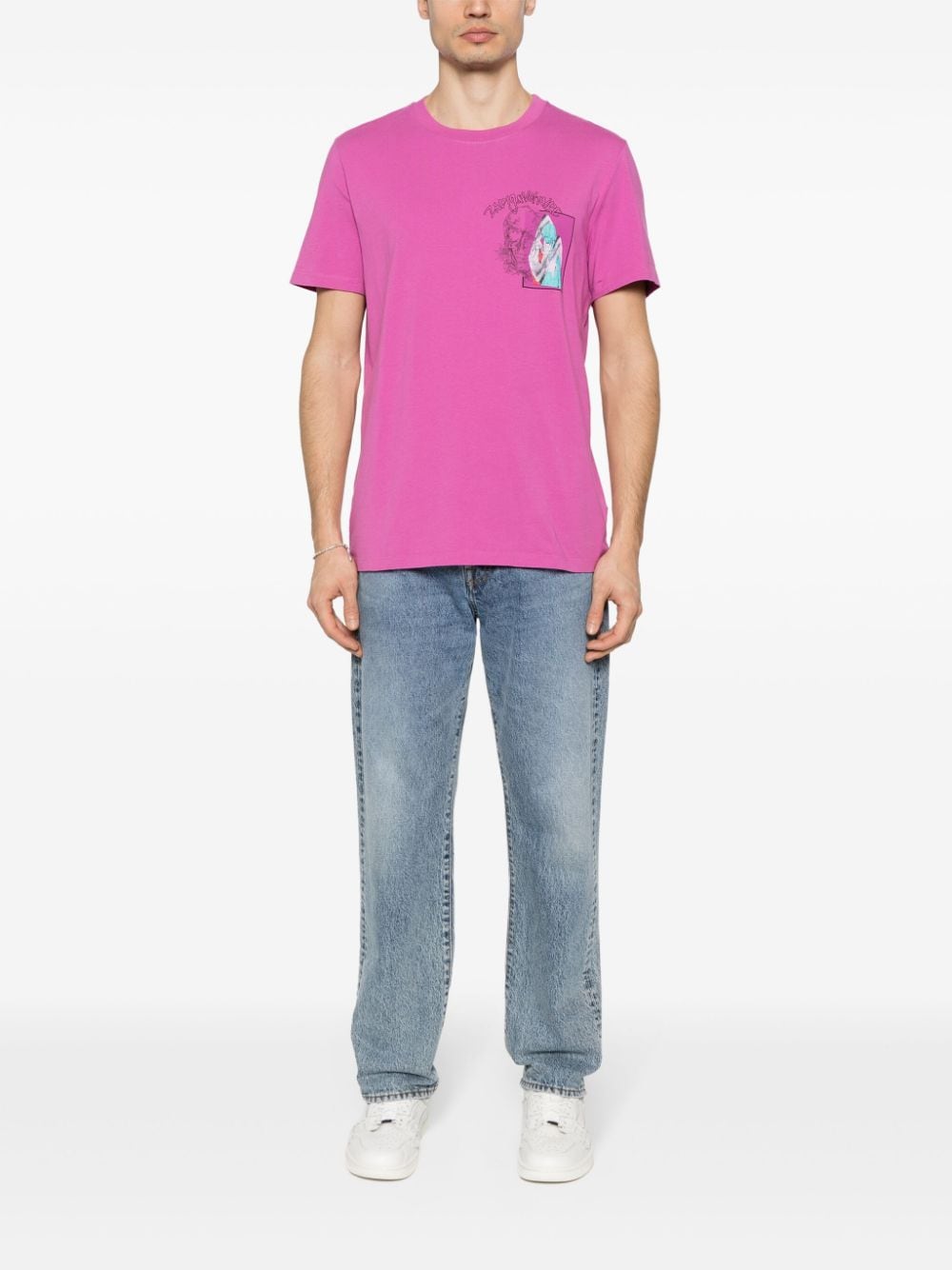 Zadig&Voltaire T-shirt met fotoprint - Roze