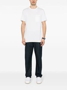 Isaia Jersey T-shirt met contrasterend stiksel - Beige