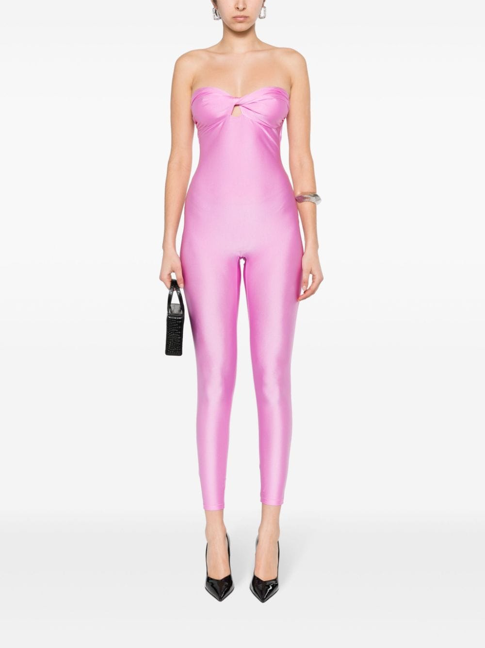 THE ANDAMANE Pamela strapless jumpsuit - Roze