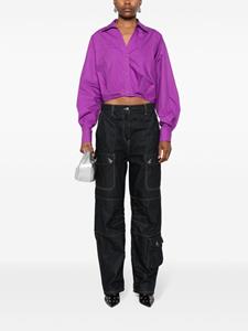 TWINSET Cropped blouse - Paars