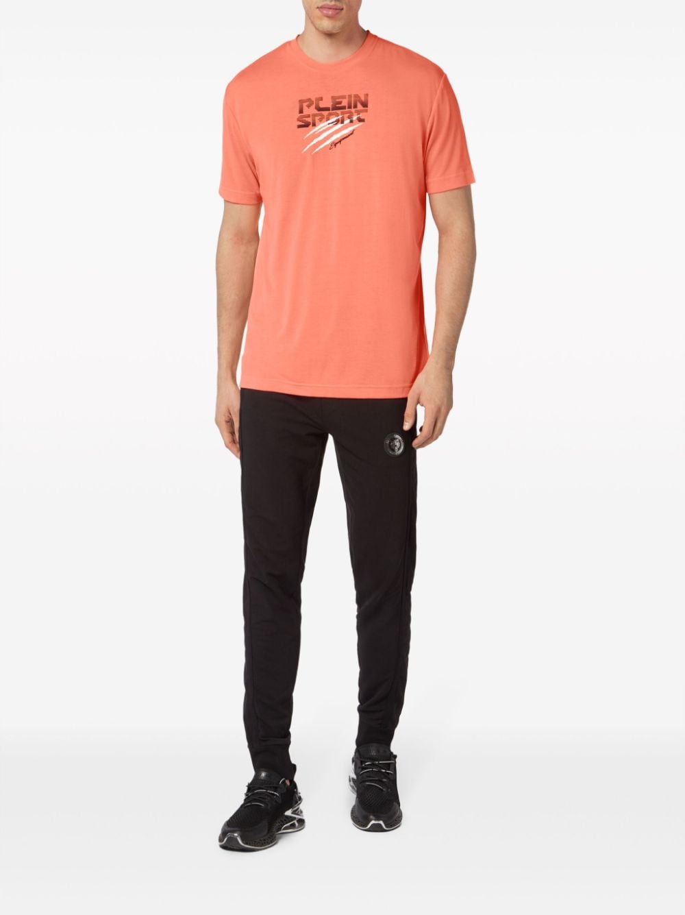 Plein Sport T-shirt met ronde hals - Oranje