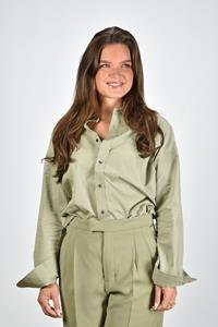 Ami Paris blouse Classic USH161.CO0063 groen