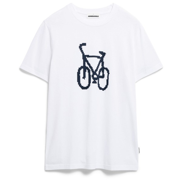 ARMEDANGELS  Jaames Fun Bike - T-shirt, wit