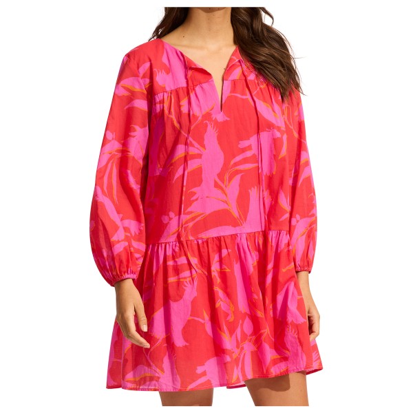 Seafolly  Women's Birds Of Paradise Cover Up - Jurk, rood